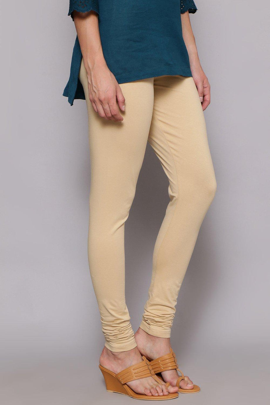Buy Womens Regular Fit Full Length Cotton For Summer Wear For Free Size  Churidar Legging Pack of -4 Online In India At Discounted Prices